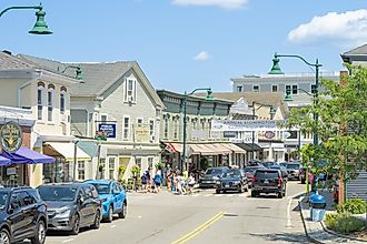 Main Street in Mystic. Editorial credit: Actium / Shutterstock.com