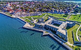 Castillo de San Marcos in St Augustine, Florida.