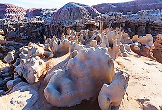 Unusual Fantasy Canyon in the Utah desert.