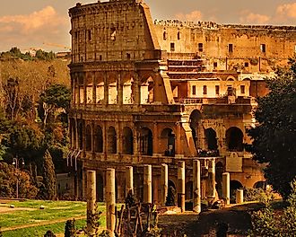 View of Rome, Italy - Coliseum. Image credit: JPF via Shutterstock