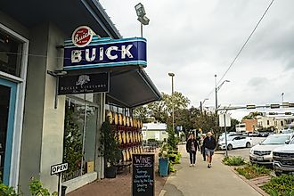 street view in Fredericksburg, Texas