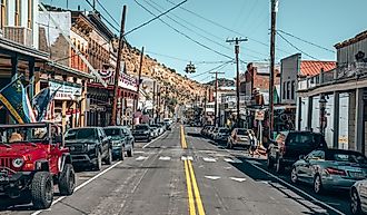 Buildings along Main Street in Virginia City, Nevada. Image credit Pandora Pictures via Shutterstock