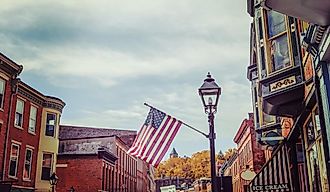 Shops along main street, Galena, Illinois