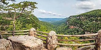 View of Cloudland Canyon State Park, south of Lookout Mountain, Georgia