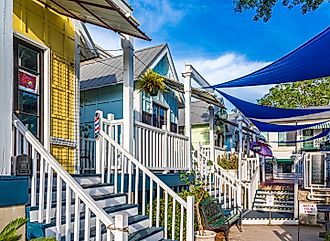 Homes in St. Simons Island, Georgia. Editorial credit: Darryl Brooks / Shutterstock.com