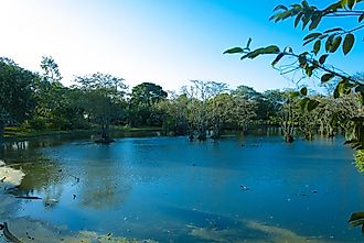 Lake Izabal, Guatemala.