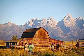 Jackson, Wyoming, United States of America - 2022.09: T.A. Moulton Barn. Editorial credit: alwayssunnyalwaysreal / Shutterstock.com