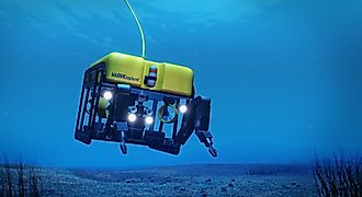 Remotely operated underwater vehicles are used to map the abyssal plains and other deep ocean features.