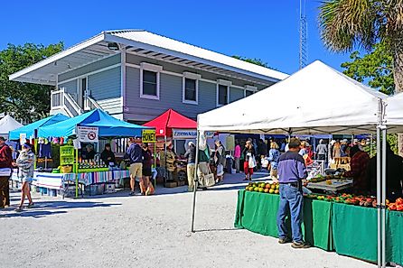 View of the Sanibel Island Farmers Market, via EQRoy / Shutterstock.com