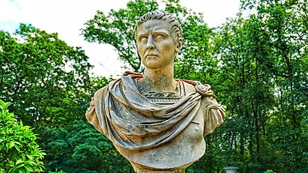 A bust of Emperor Caligula. Credit Shutterstock: Alan_York