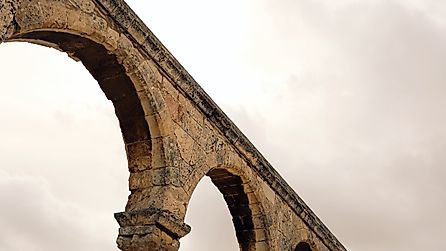 Close up of Temple Archway in Jerusalem