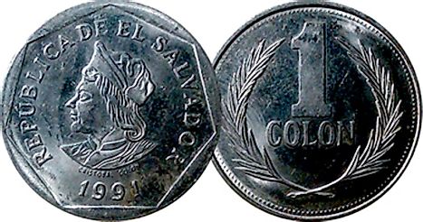  El Salvadoran 1 Colon Coin