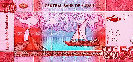 Sudanese 50 pound Banknote