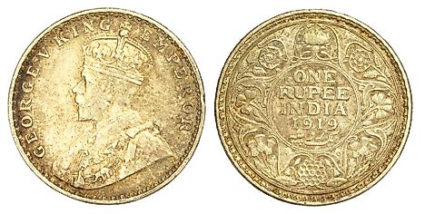 British Indian 100 rupee Coin