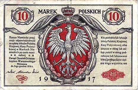 Polish 10 mark Banknote