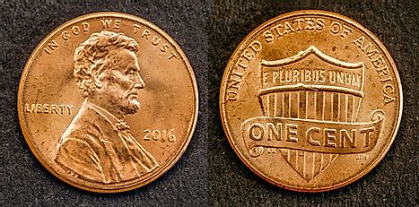 United States dollar 1 cent Coin