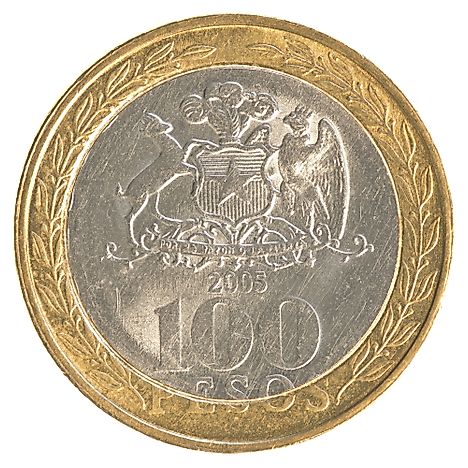 100 Chilean pesos coin 