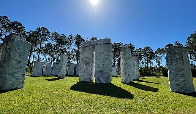 Bamahenge, a hidden treasure in Elberta, Alabama. 