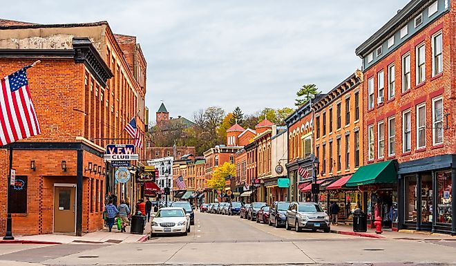 Historical Galena Town Main Street in Illinois. Editorial credit: Nejdet Duzen / Shutterstock.com