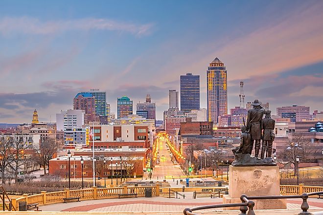 Des Moines, Iowa Skyline