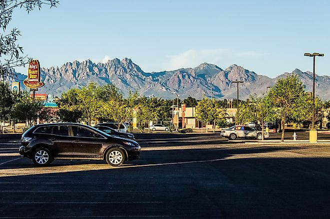 Downtown Las Cruces, New Mexico. Editorial credit: Andriy Blokhin / Shutterstock.com