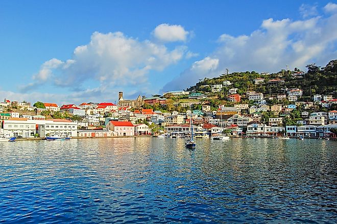 View of Saint George's Harbor in Grenada