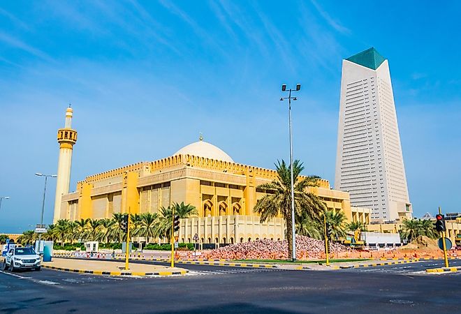 The Grand Mosque in Kuwait City, Kuwait.