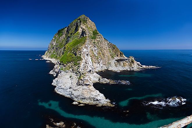  View of Aniva Bay in Sakhalin island, Russia.