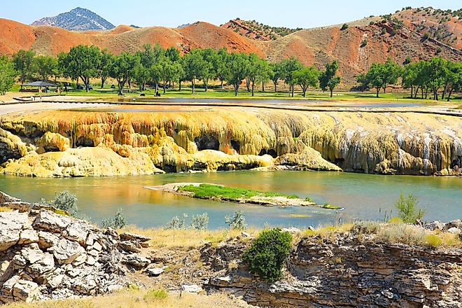 Hot Springs State Park, Thermopolis, Wyoming.