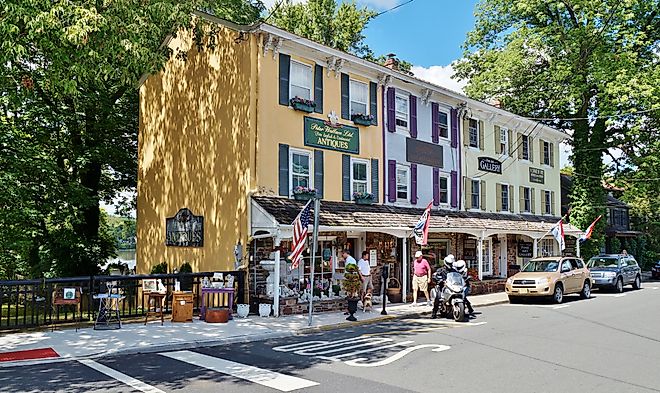 Lambertville, New Jersey. Editorial credit: EQRoy / Shutterstock.com