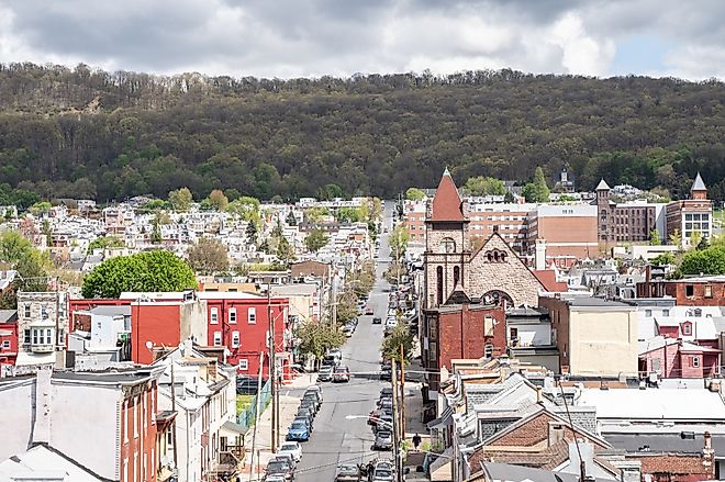 Reading, Pennsylvania. Editorial credit: Amy Lutz / Shutterstock.com