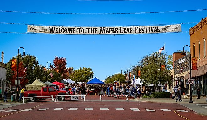 the maple leaf festival in baldwin city kansas