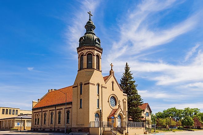 St. Joseph's Catholic Church at Rawlins, Wyoming.