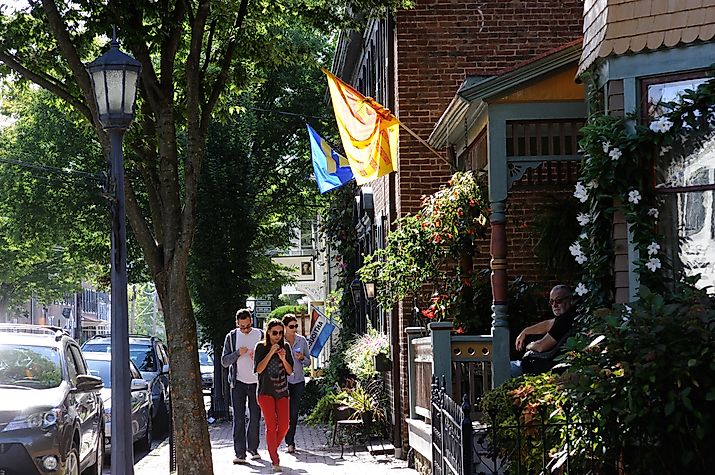 Street View of Lambertville New Jersey