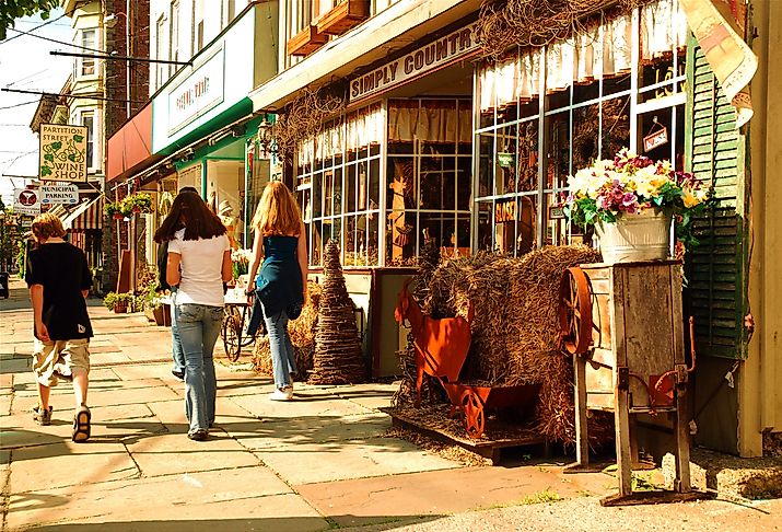 Downtown Saugerties, New York. Image credit James Kirkikis via Shutterstock