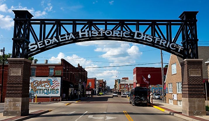 Sedalia Historic District, Missouri. Editorial credit: Joseph Sohm / Shutterstock.com