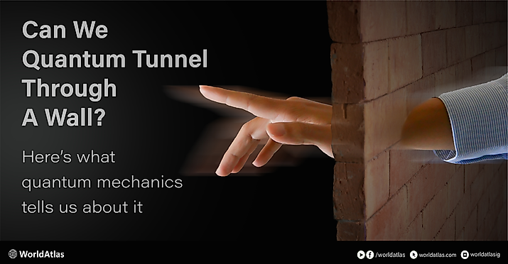 quantum tunneling through a wall