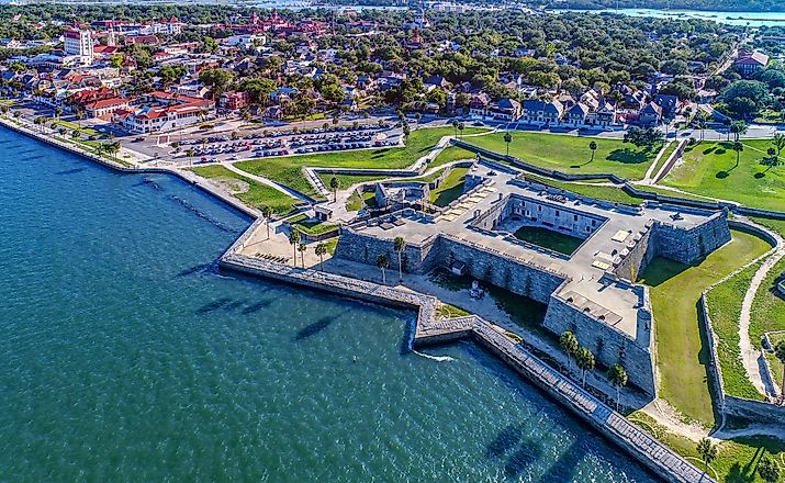 Castillo de San Marcos in St Augustine, Florida.