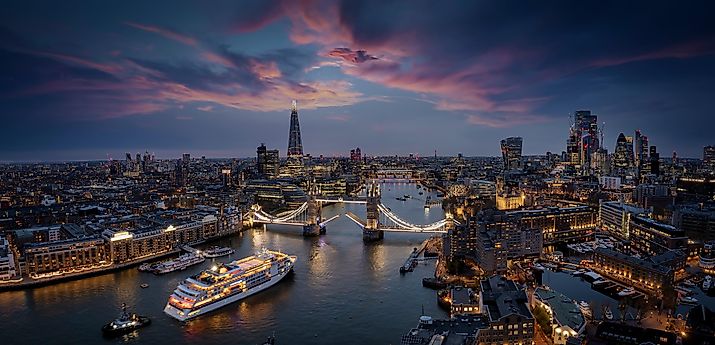 Night-time London Lights