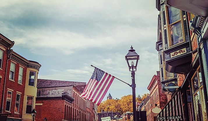 Shops along main street, Galena, Illinois