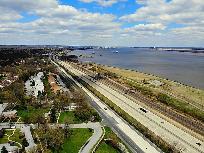 A scenic road in Delaware. Editorial credit: Khairil Azhar Junos / Shutterstock.com