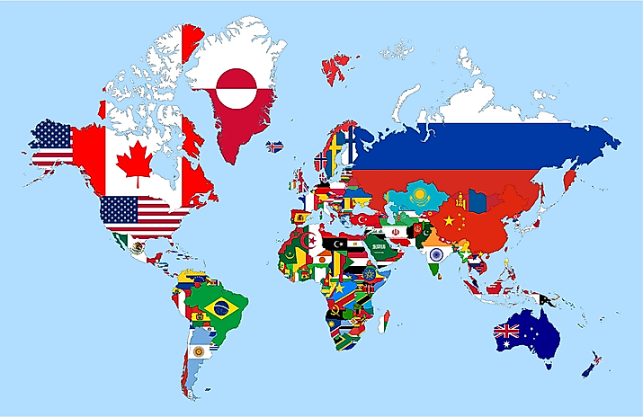 Political map of the world.