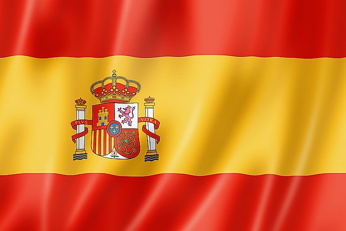 What Do The Colors And Symbols Of The National Flag Of Spain Mean 