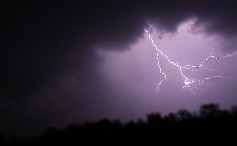 What Causes Lightning? - WorldAtlas.com