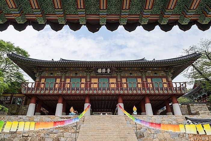 Religious Beliefs In South  Korea  WorldAtlas com