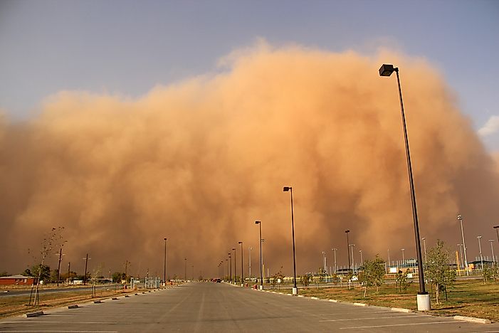 What Is A Dust Storm? - WorldAtlas.com