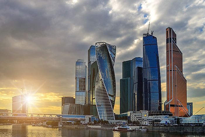 The Tallest Buildings In Russia Worldatlascom - 