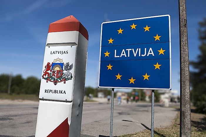 Which Countries Border Latvia? - WorldAtlas.com