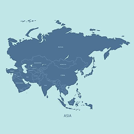 How Many Countries Are in Asia? - WorldAtlas.com