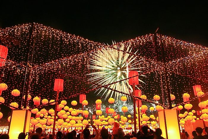 The Taiwan Lantern Festival - Táiwān Dēnghuì - WorldAtlas.com